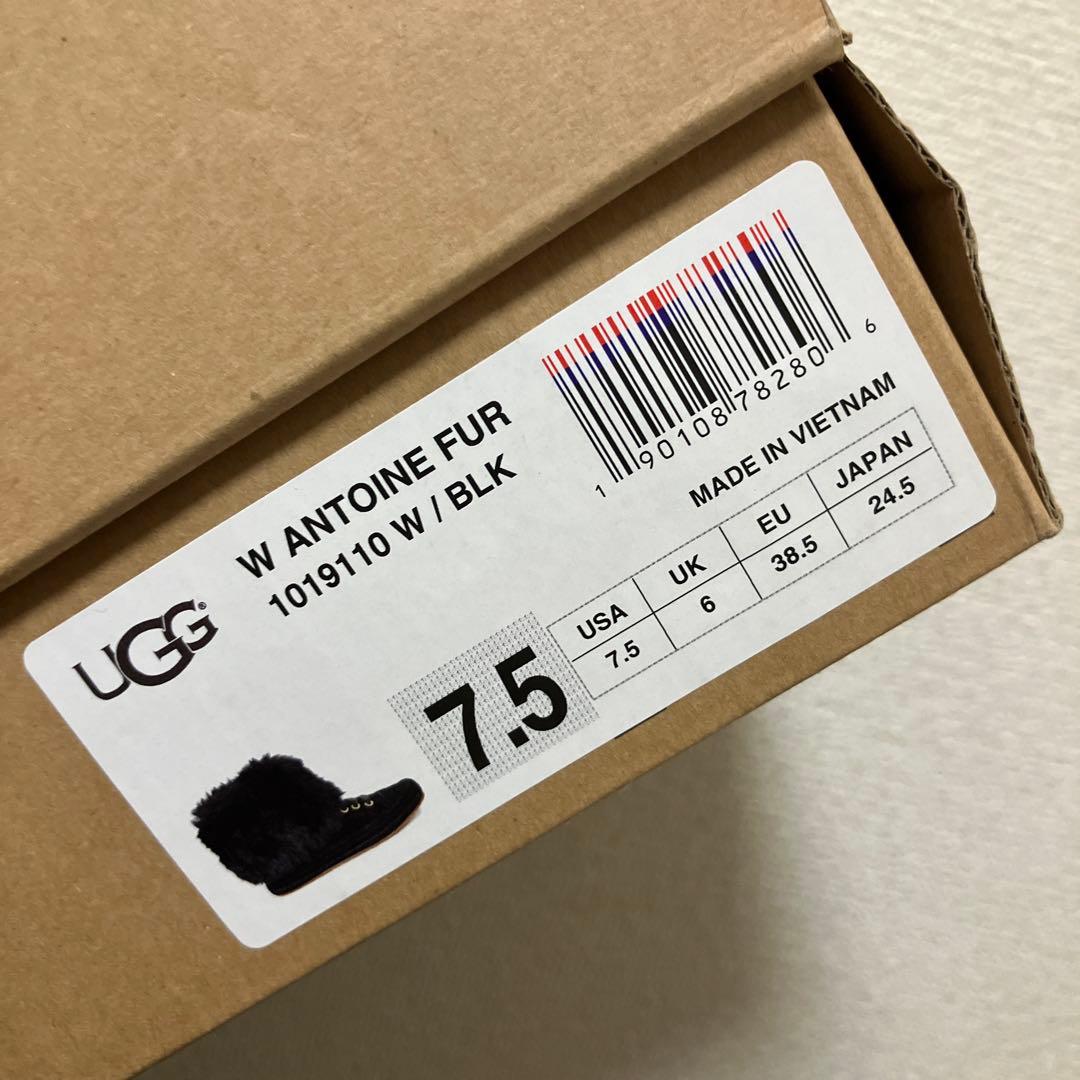 ☆未使用☆アグ UGG アントワーヌ 24.5cm ファー スニーカー