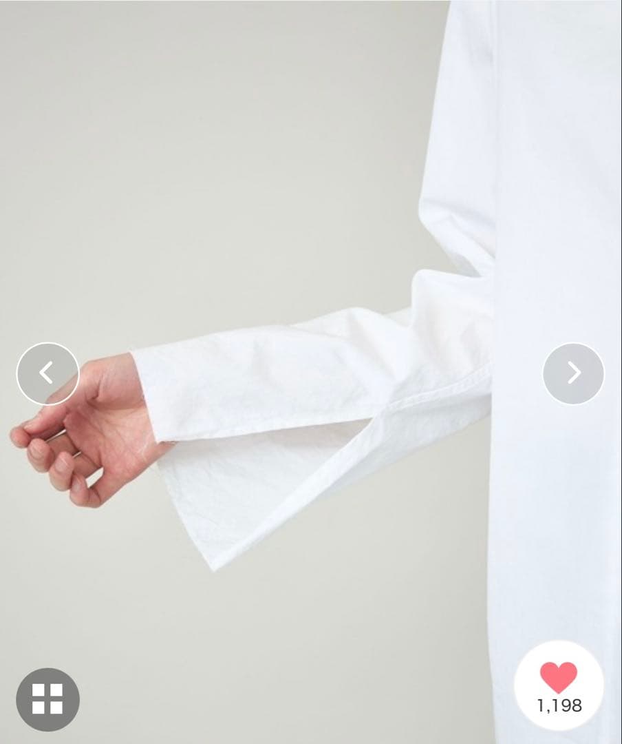 Curensology（カレンソロジー）/コットンフラットカラーブラウス