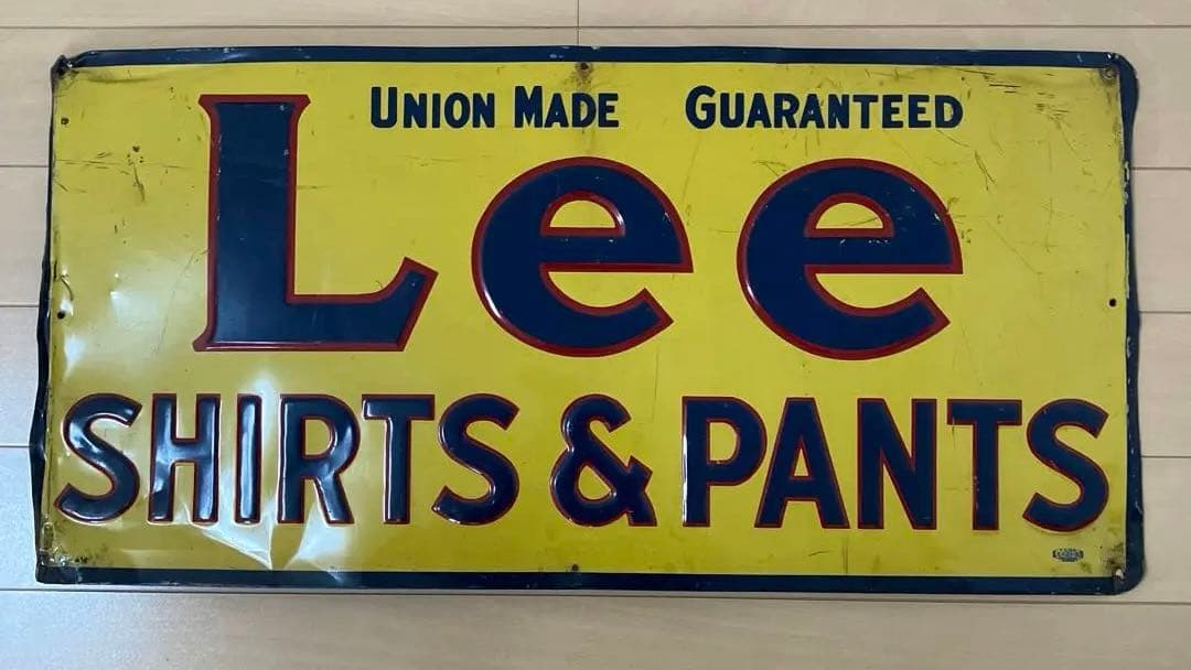 1930's～1940's Lee ADVERTISING SIGN 看板 - メルカリ