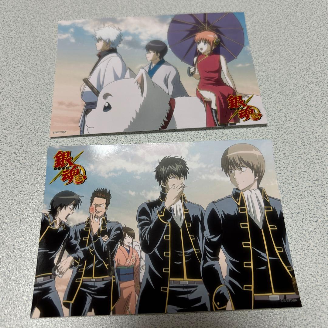 ✨レア✨ 銀魂 ファミマプリント ブロマイド 真選組 万事屋 神楽 沖田