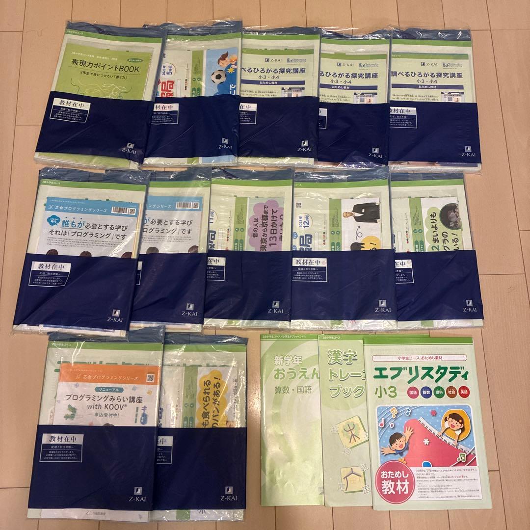 Z会　2023年度　小3 スタンダード　1年分（4月〜3月）未記入 Z会 2023年度 小3 スタンダード 1年分（4月〜3月）未