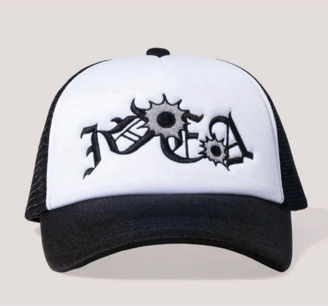 IDEASWAM キャップ 黒 Head Shot Trucker Cap