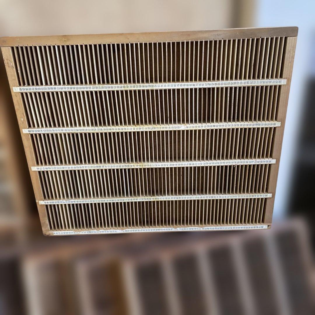 ゲリラセット】活版印刷所から出た木のもの 色々 50個くらい-7【活版