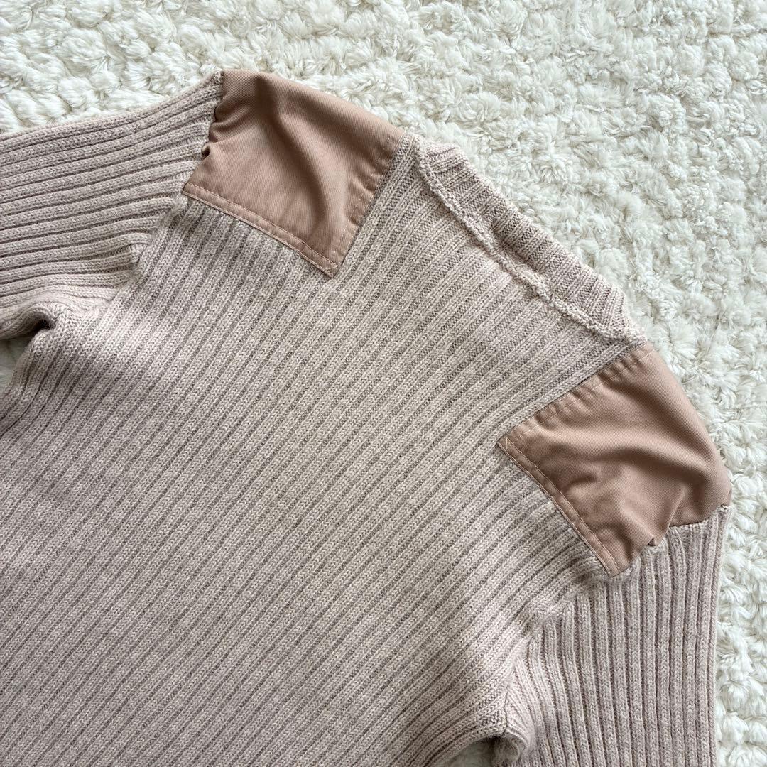 美品80sコマンドセーター L.L.Bean ニット M バーズアイ ミリタリー