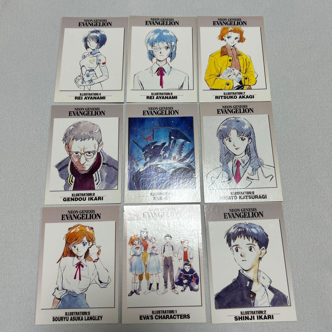 新世紀エヴァンゲリオン カードダスマスターズ 初期設定ファイル 9枚