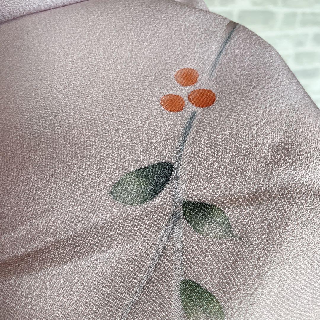 小紋 フルセット 実 枝葉 可愛らしい お出掛け お散歩 着物 P2 - メルカリ