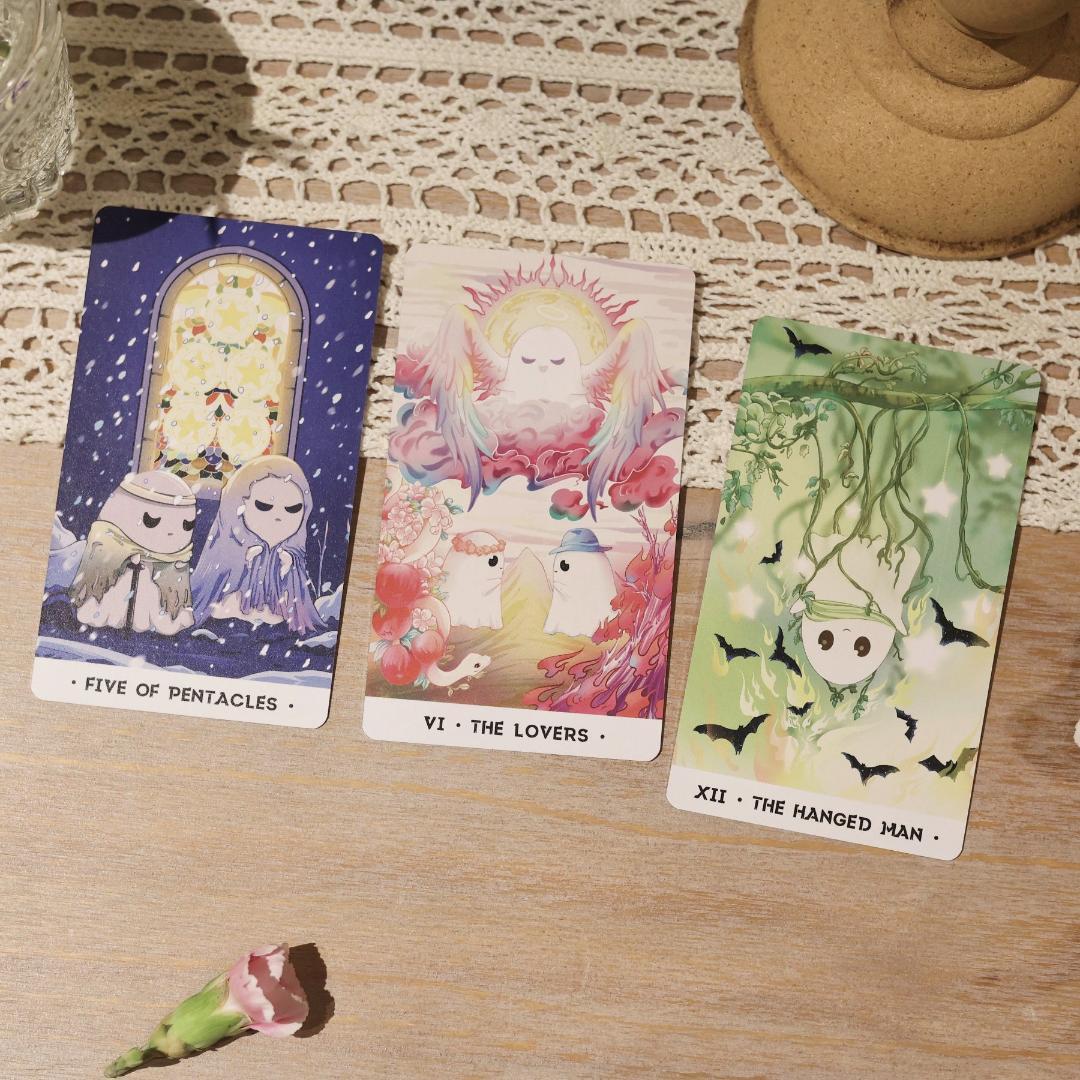 正規品タロットカード】童話や絵本のよう✨ポップでキュートな幽霊たち