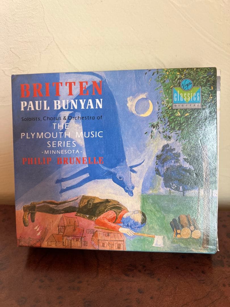 見本品 美品 ブリテン ポール・バニヤン 1988年2CD 帯付き クラシック