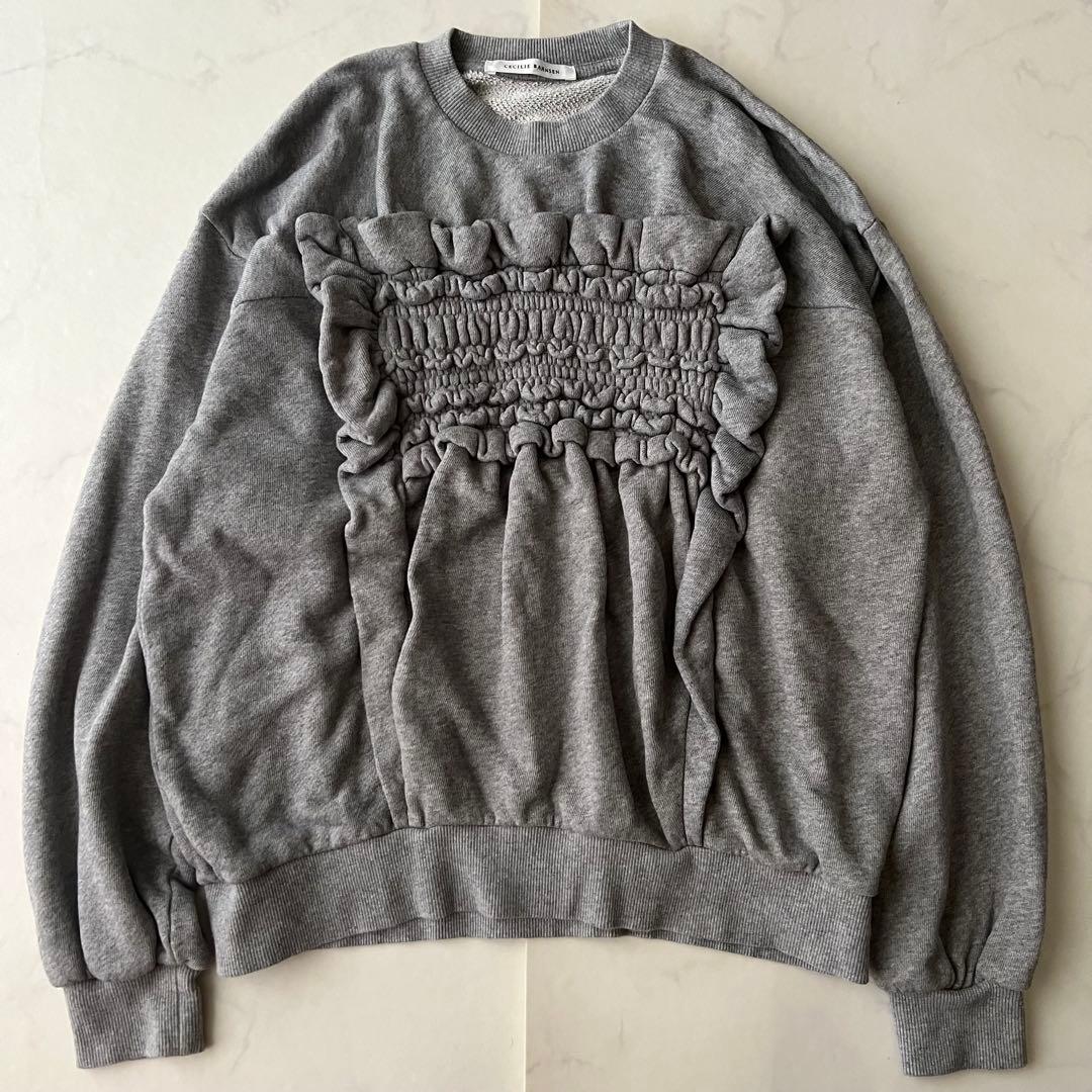 美品 セシリーバンセン 2024年製 Ollie オーリー トップ スウェット