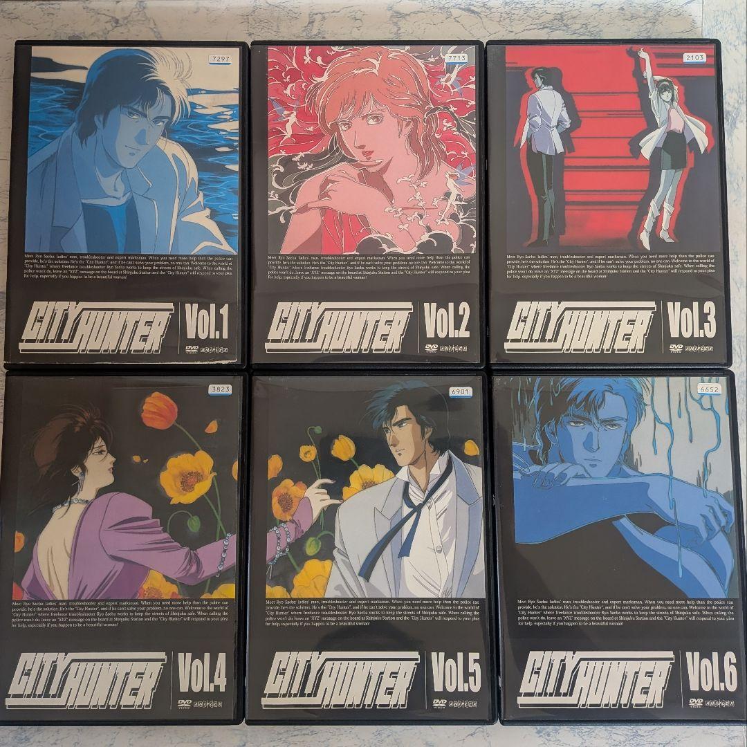 DVD シティーハンター 1期~4期、劇場版 全28巻 不織布ケース