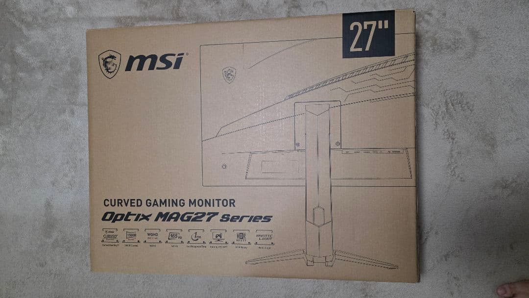 【専用】MSI Optix MAG27 27インチ ゲーミングモニター(黃黃様) MSI Optix MAG27C [27インチ] 価格比較 - 価格.com