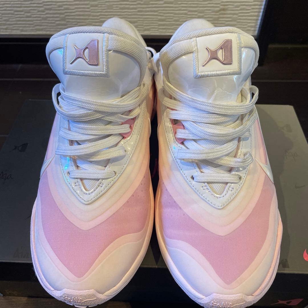 Nike エイジャ ウィルソン エーワン ピンク/ホワイト　24.5cm