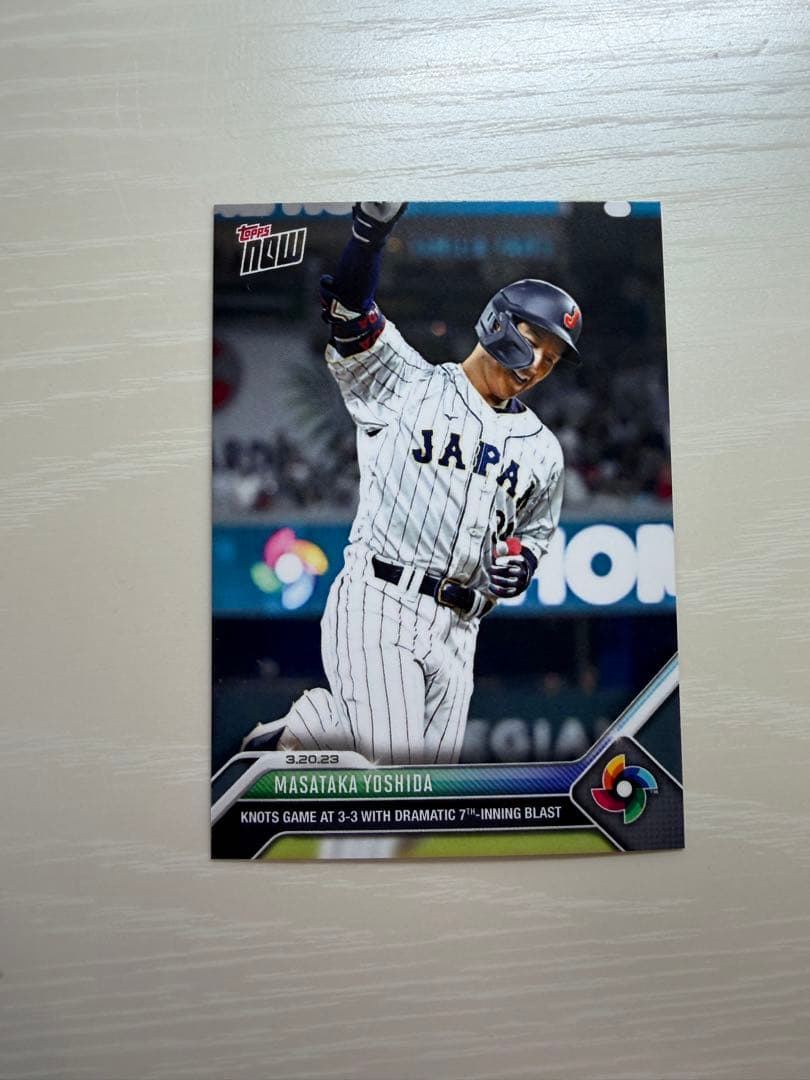 吉田正尚 WBC Topps now メキシコ戦同点スリーラン - メルカリ