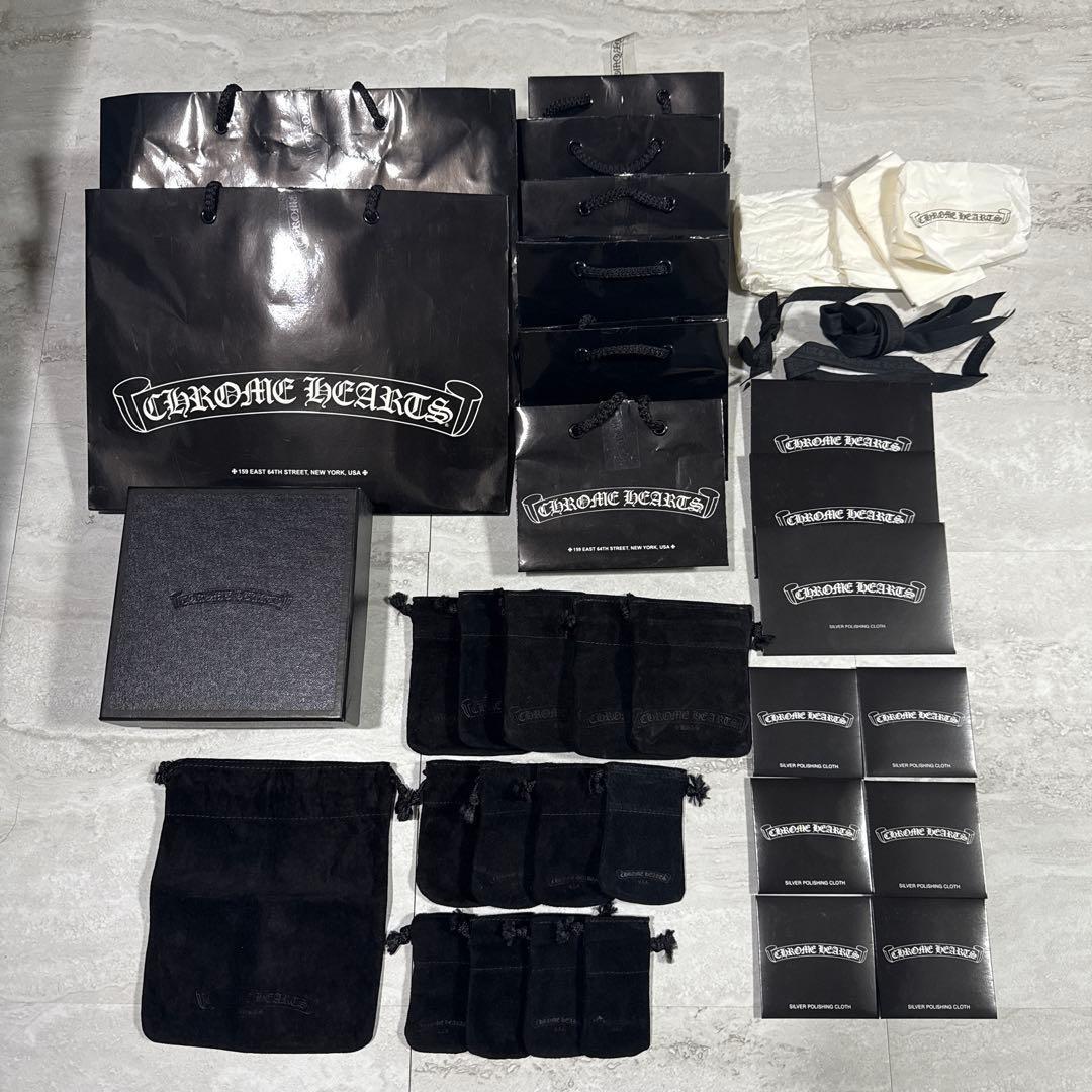 クロムハーツ 付属品24点セット 巾着 シルバーポリッシュ ショッパー