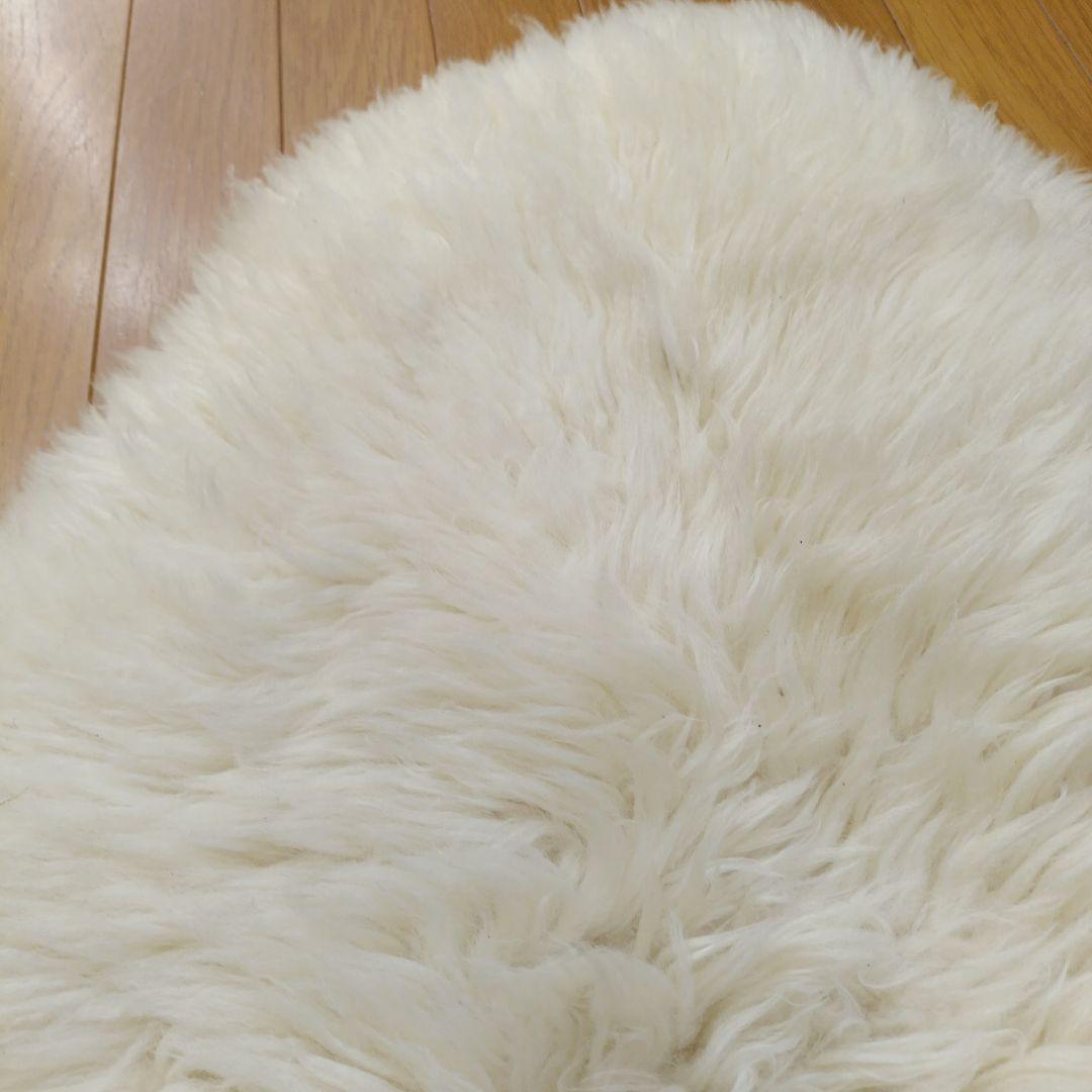 特大羊皮 羊毛 ラグマット ラムスキン ニュージランド産 - メルカリ