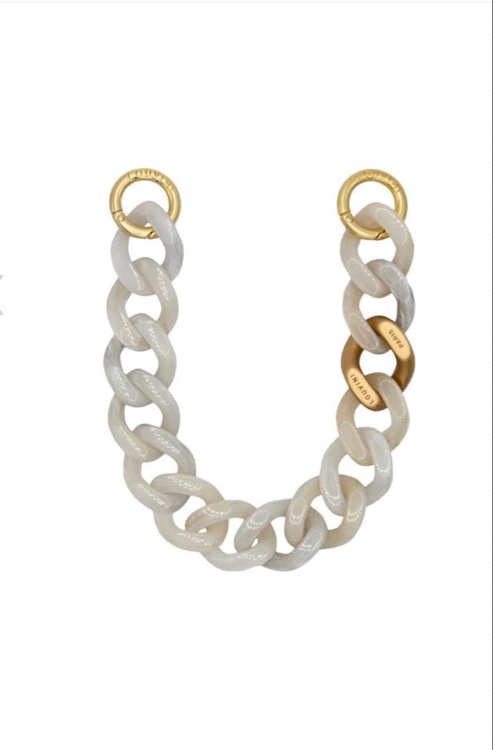 LOUVINIハンドストラップ 予約販売（3月上旬入荷予定）ハンドストラップ PETIT CUORE BLACK-PINK