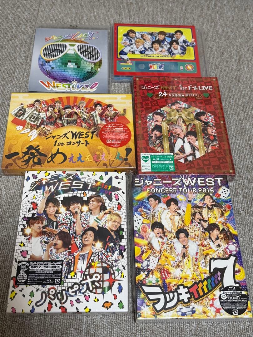 ジャニーズWEST(WEST.) ライブDVD(Blu-ray) まとめ売り - メルカリ