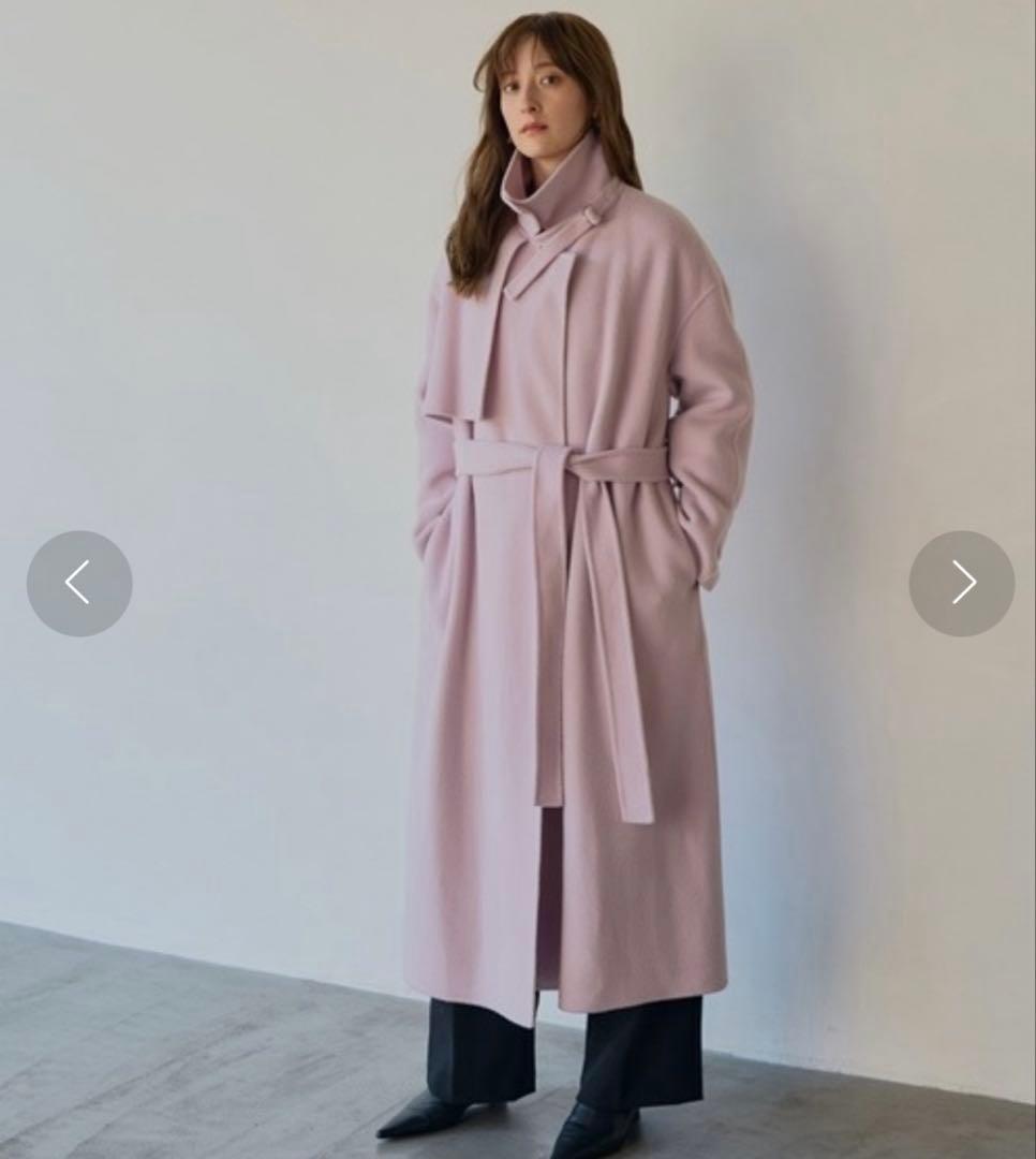 新品タグ付き FRAY I.D ウールカシミアリバーコート ピンク - メルカリ