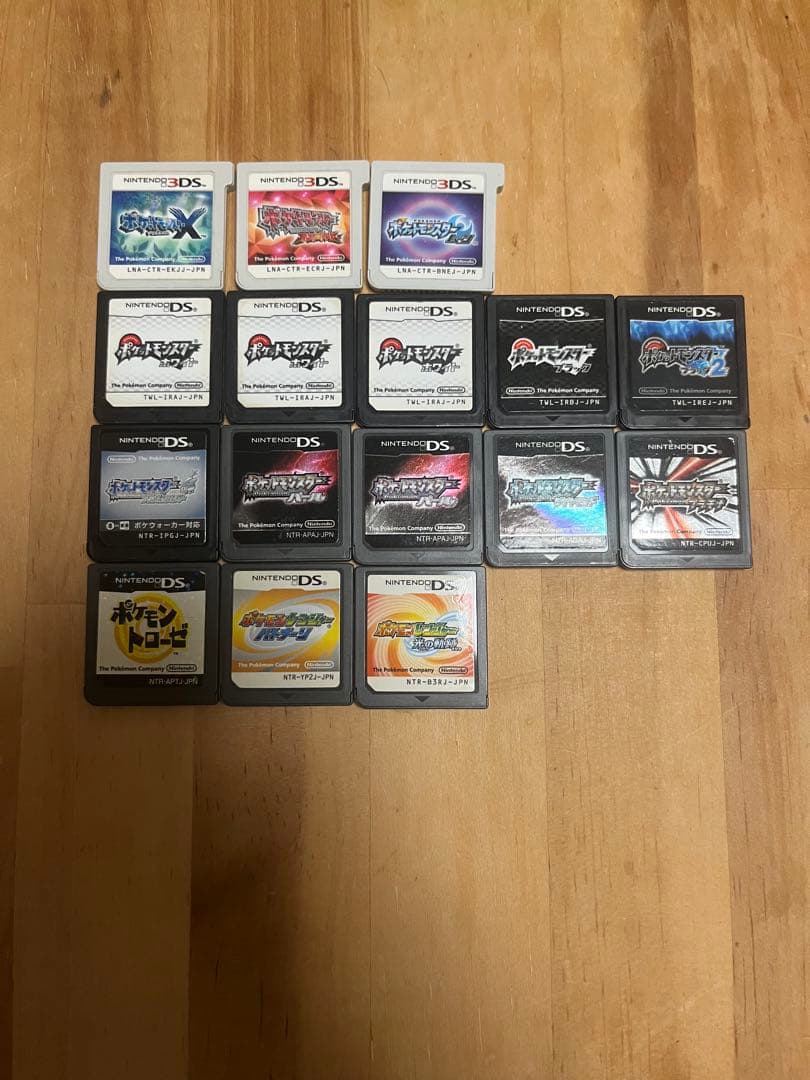 ポケットモンスター 3DSソフト まとめ売り 3DSソフトまとめ売り ポケットモンスター4本 - メルカリ