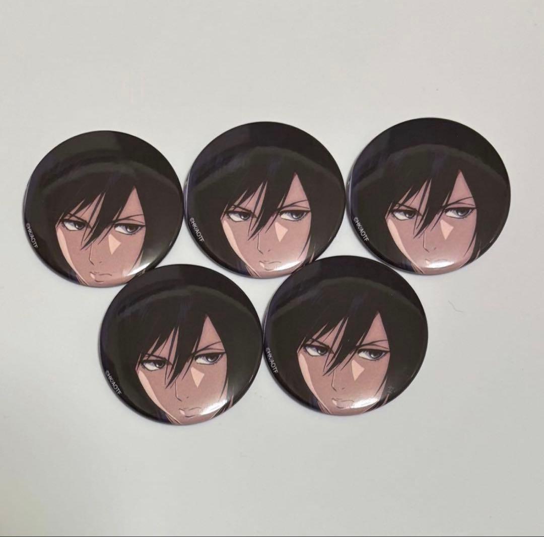 進撃の巨人 ミカサ wit 缶バッジ - メルカリ