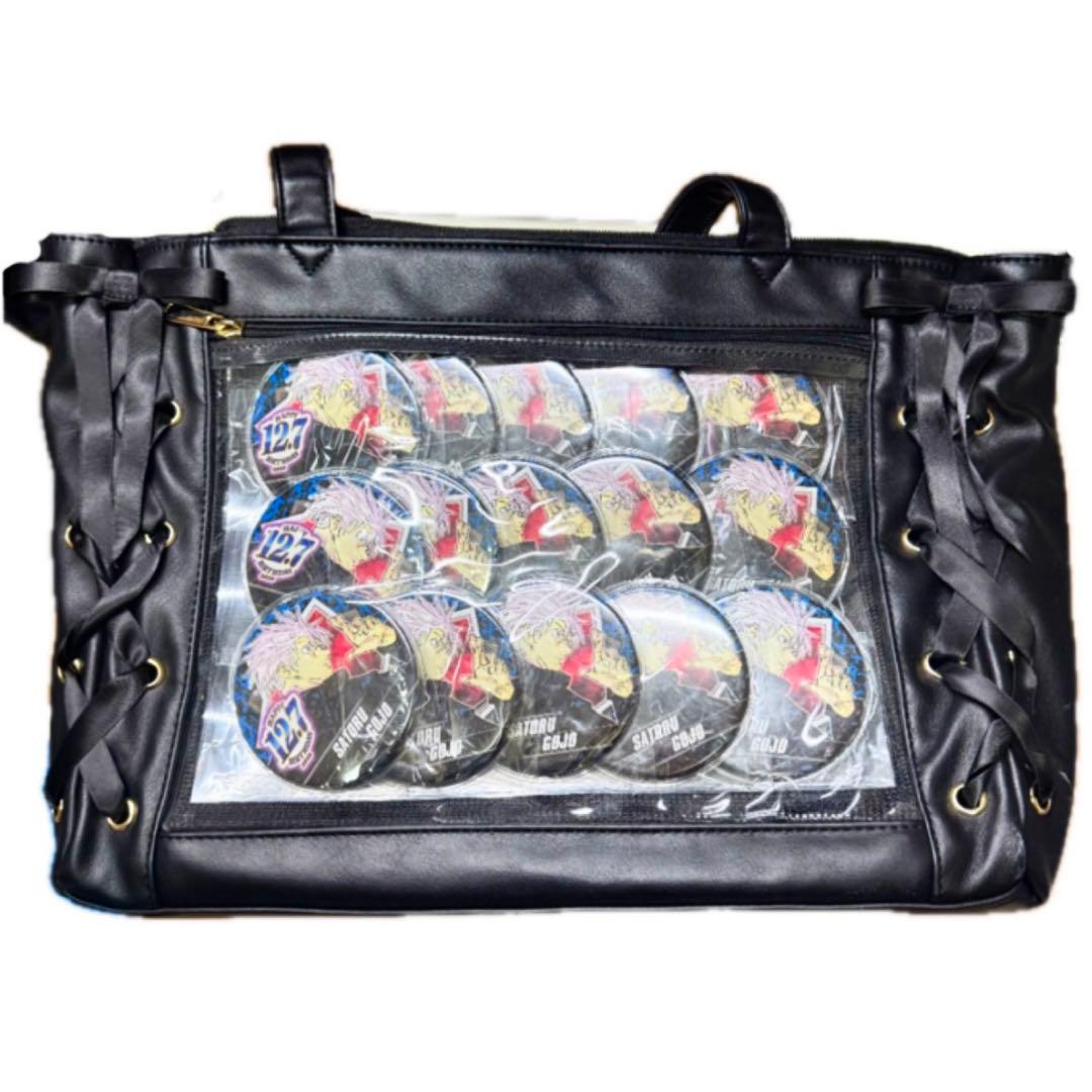 五条悟 痛バッグ 缶バッジ - メルカリ