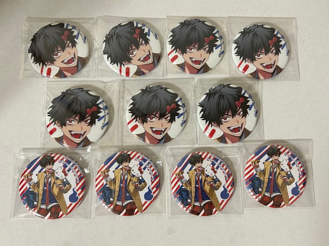 ファントムバスターズ 宍喰野 虎落 ファボテリア 缶バッジ サンリオ