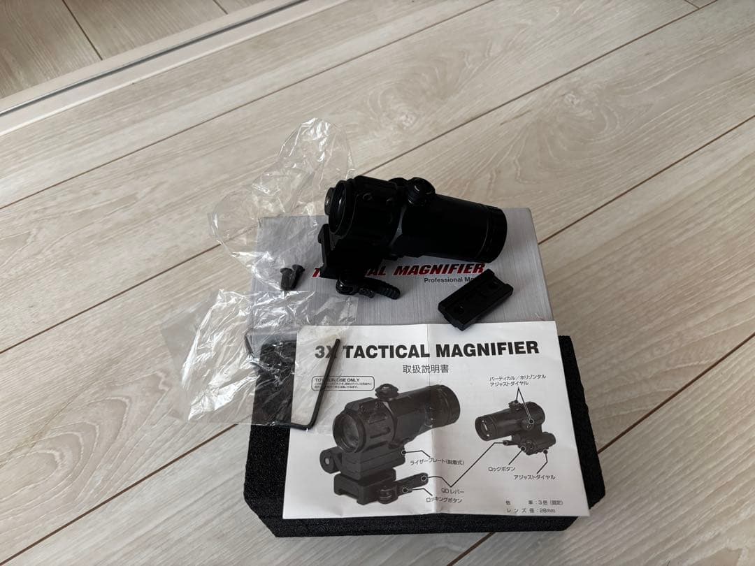 ノーベルアームズ　タクティカルマグニファイア　3倍 3X TACTICAL MAGNIFIER with Outer Rubber Cover | MAGNIFIER