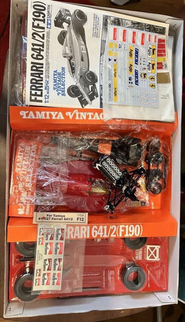 タミヤ1/12Ferrari641/2( F190)タバコデカール付き - メルカリ