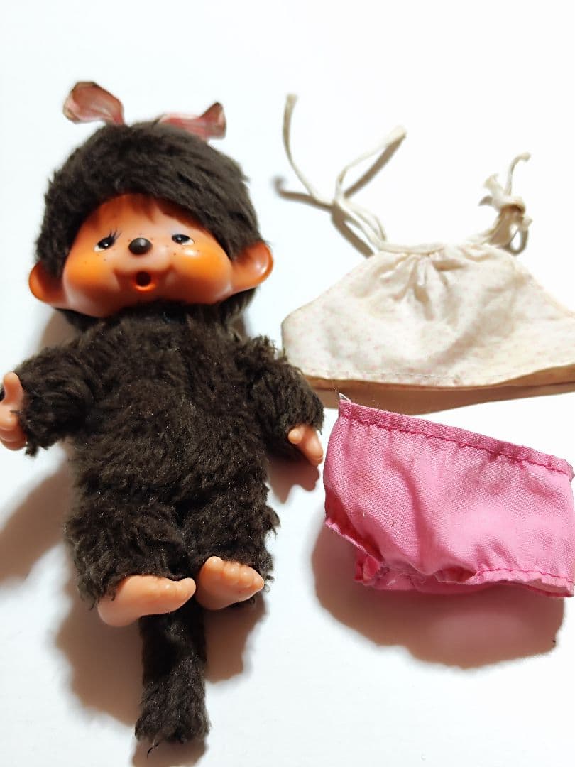 モンチッチ ぬいぐるみ 昭和レトロ 当時物 ヴィンテージ 女の子 サル