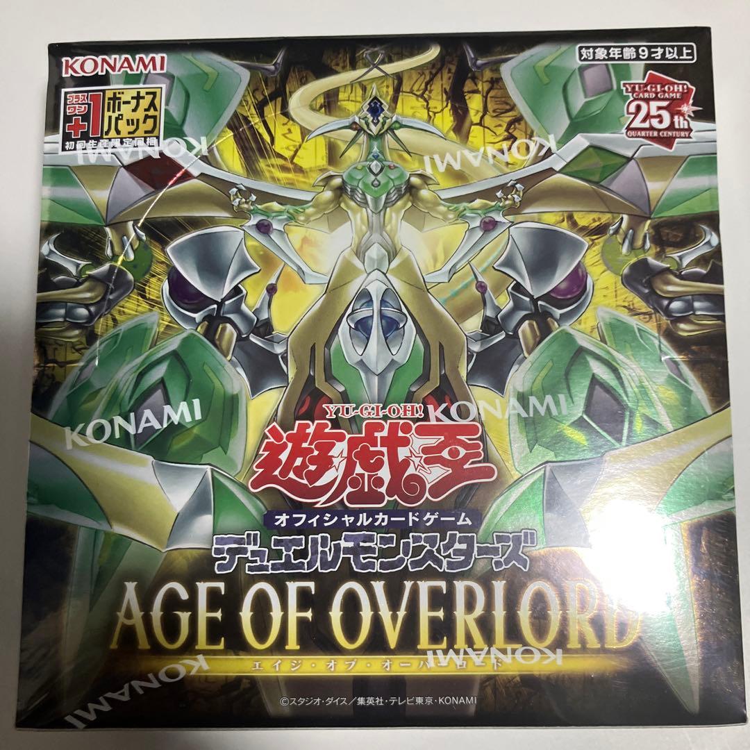 遊戯王AGE OF OVERLORD 4BOX シュリンク付き
