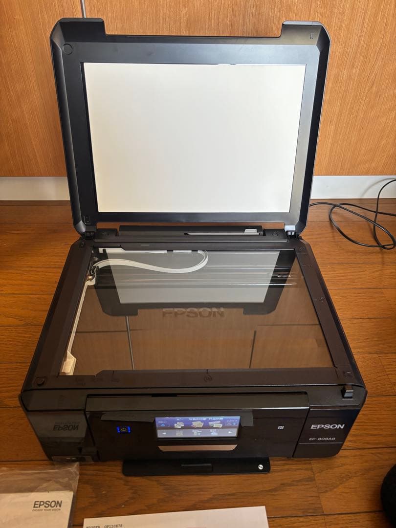 EPSON EP-808AB インクジェットプリンター 複合機、インク10本 - メルカリ