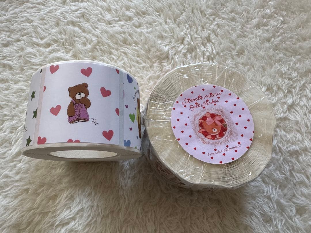 ARomantic ロールシール テディベア セット - メルカリ