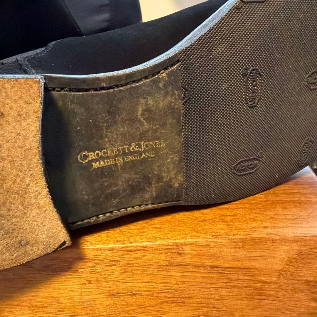 CROCKETT＆JONES CRANFORD3 6.5E ブラック サイドゴア