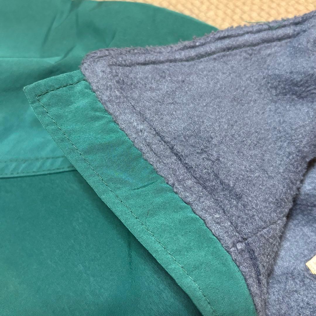 【極美品/USA製】90s L.L.Bean ウォームアップジャケット 緑 M