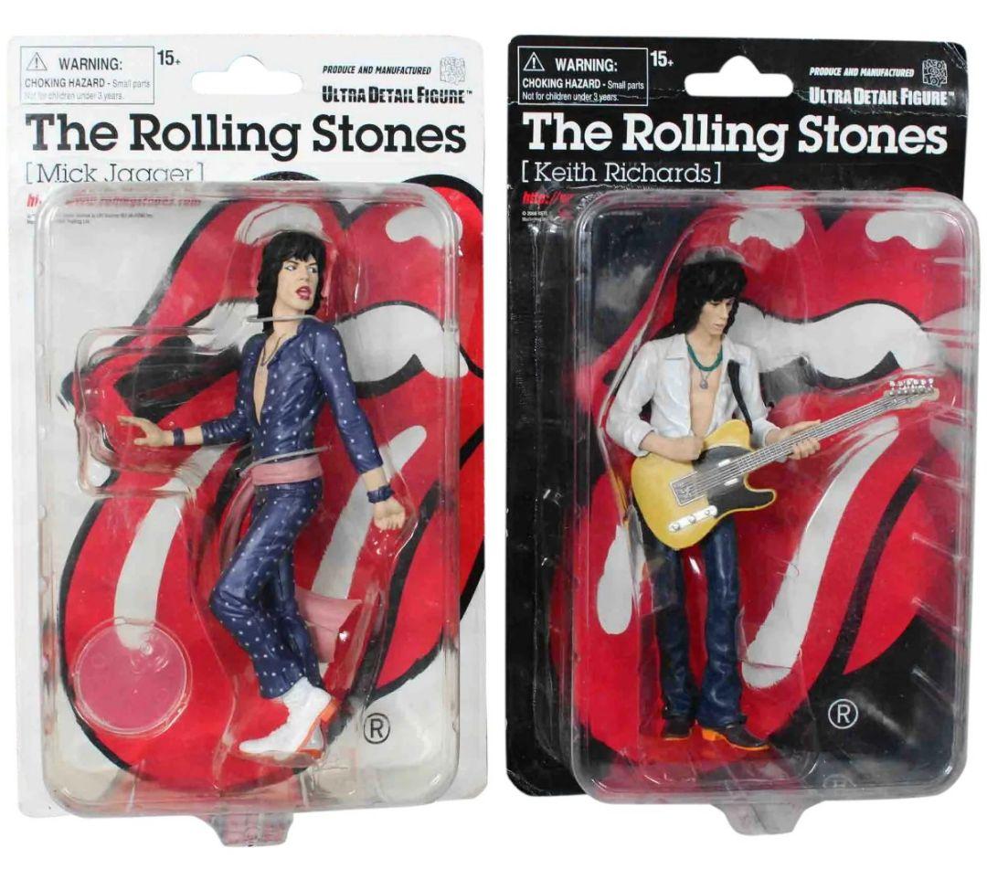 新品○UDF ミック・ジャガー、キース・リチャーズ 全2種○ローリング