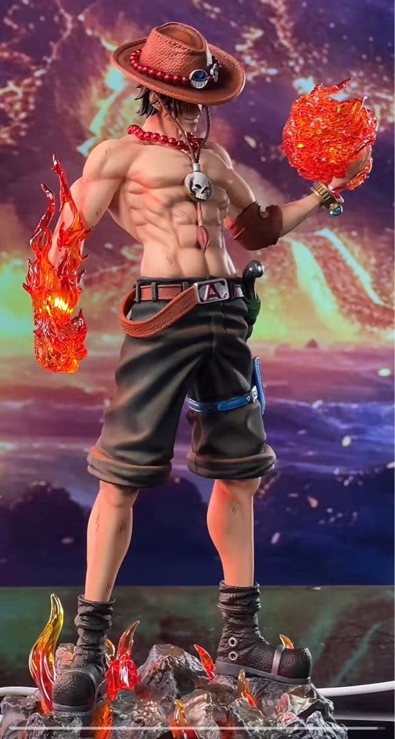 ワンピース ポートガス・D・エース ガレージキット フィギュア1/8POP