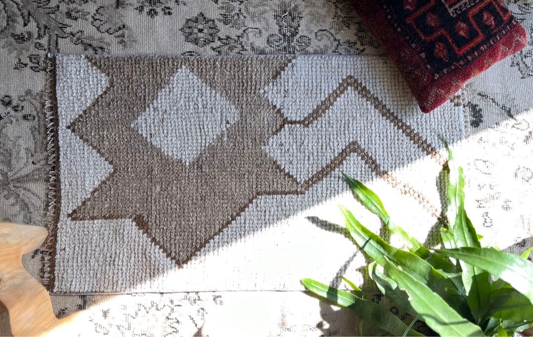 shooting star Herki Rug ヴィンテージラグ　トルコラグ Vintage Turkish Runner Rug: Pink & Blue Herki, 3x9'7 Ft - Etsy