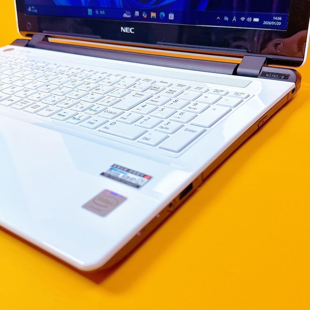 新品SSD &16GB⭐️windows11ノートパソコン カメラ オフィス薄型