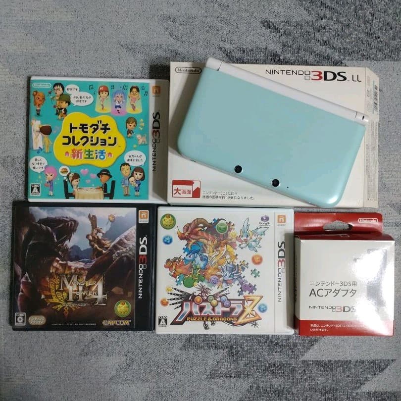 【まばたき堂さん専用】ニンテンドー3DS LL ミント×ホワイト　ソフト付き 任天堂 ニンテンドー3DS LL ミント×ホワイト 価格比較 - 価格.com