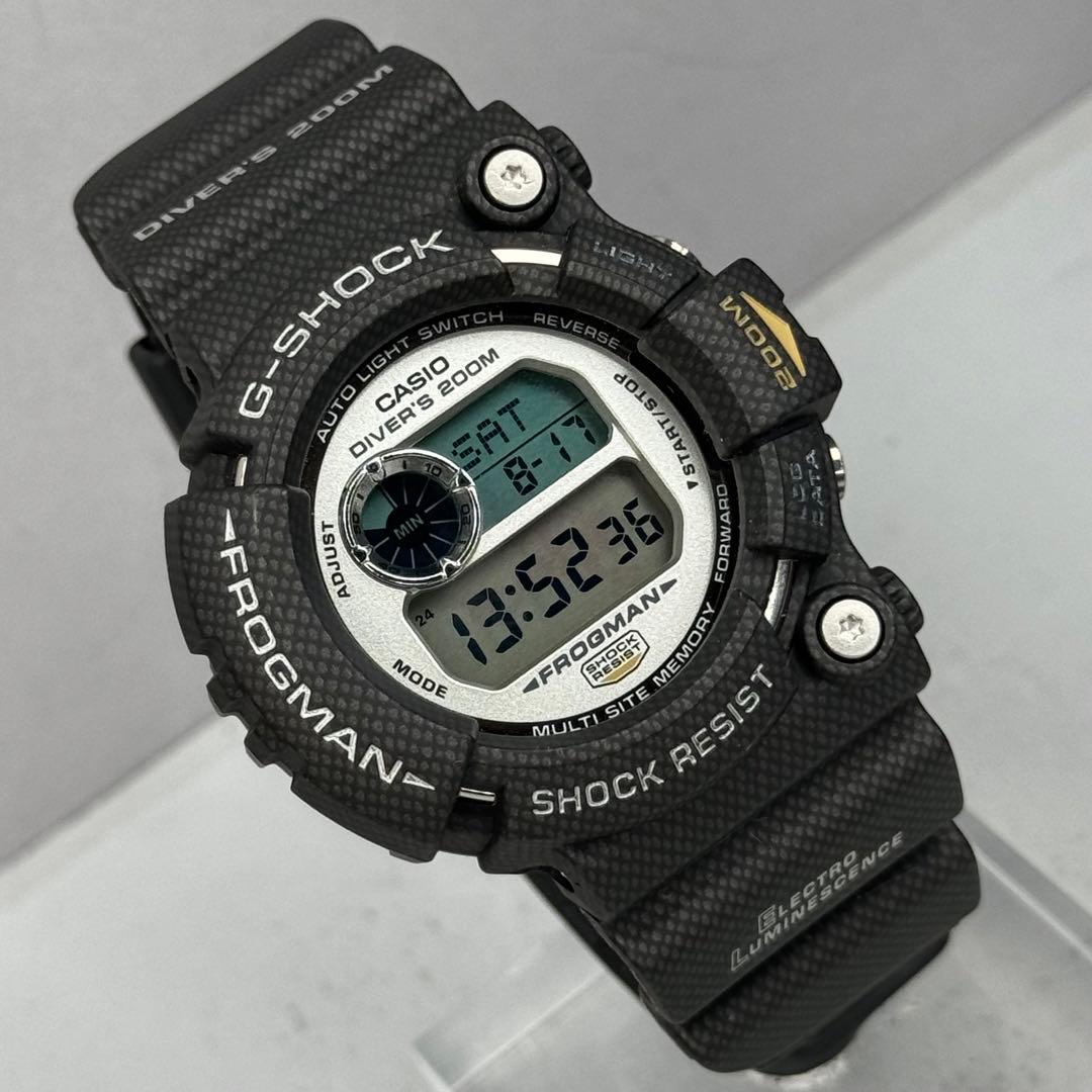 未使用 極美品 G-SHOCK GW-201NT フロッグマン カーボンパターン