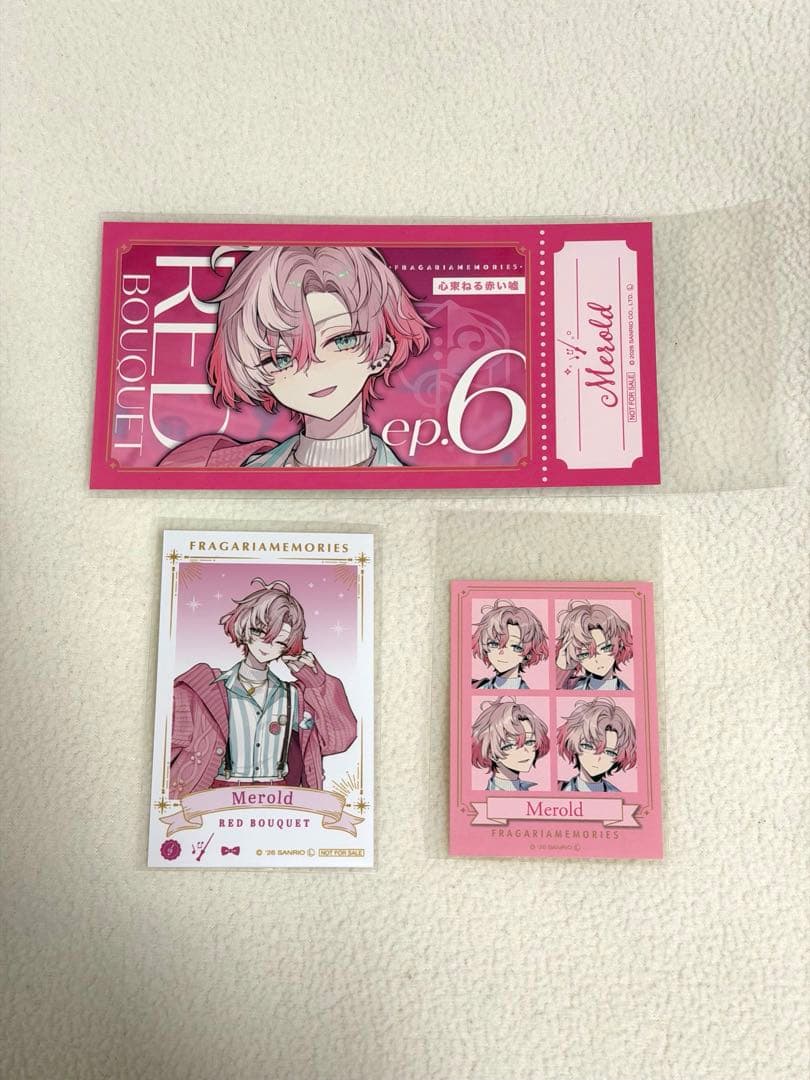 フラメモ メロルド タペストリー 特典 ステッカー - メルカリ