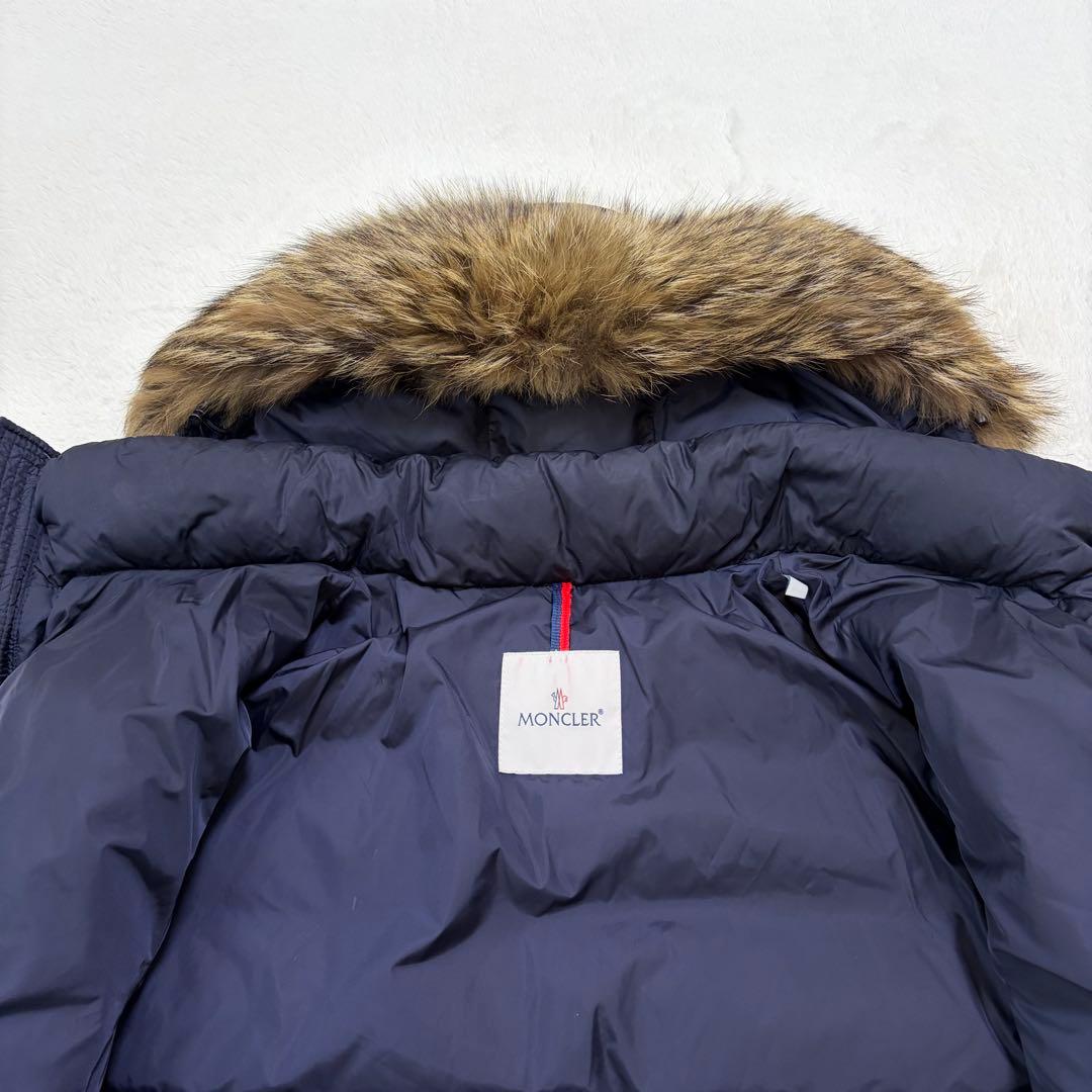 美品】モンクレール クルーニー ダウンジャケット リアルファー