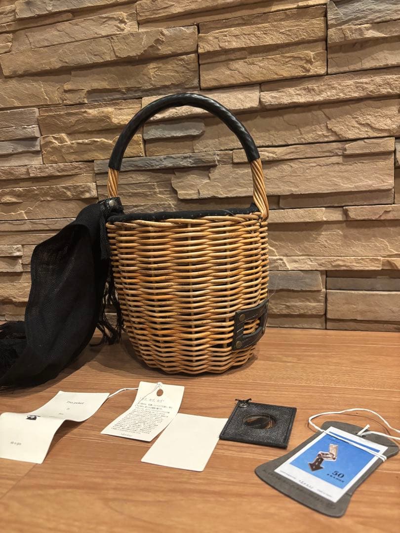 エバゴス　ebagos バーキン ebagos ブライドル バケツM バスケット（ミニバーキン）BLACKエバゴス