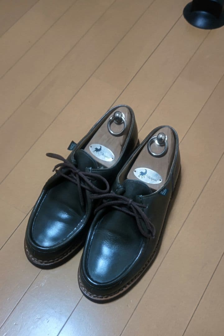 paraboot ミカエル カーキ サイズ40 パラブーツ out of trad 別注ミカエル サイズ40.5 | Bon Vieux