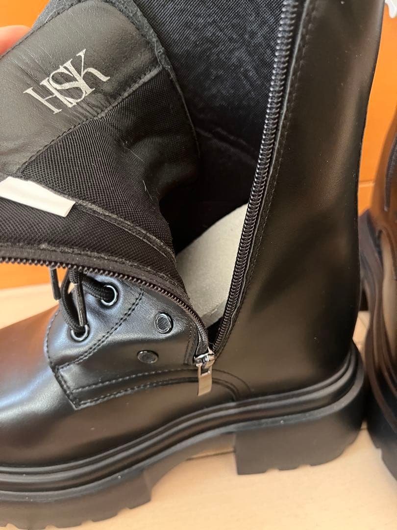 HSK Tokyo 16.5cm 厚底シークレットブーツ ブラック コスプレ S