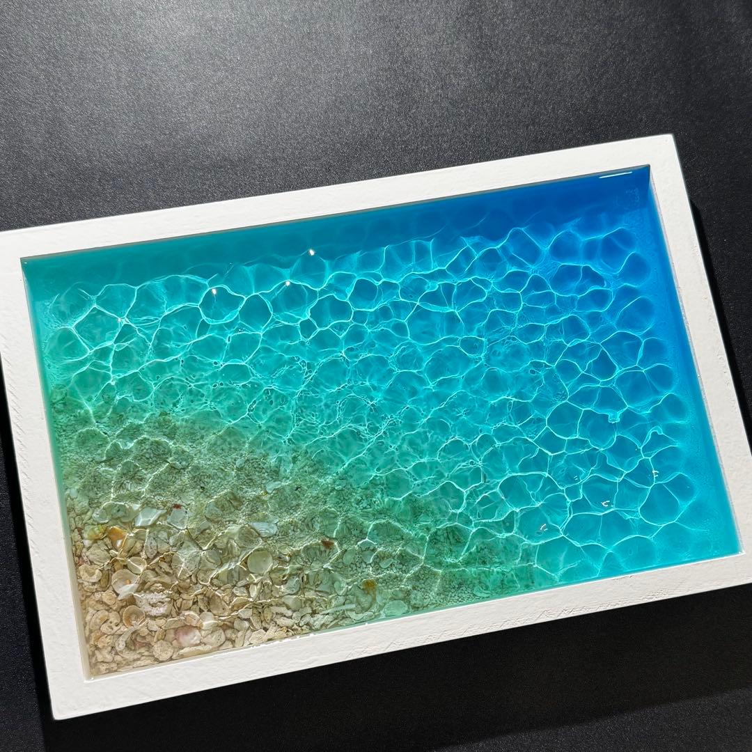 レジンアート オーシャンアート 沖縄 海 レジン インテリア 水紋 アートパネル レジンアート オーシャンアート 沖縄 海 レジン インテリア 水紋