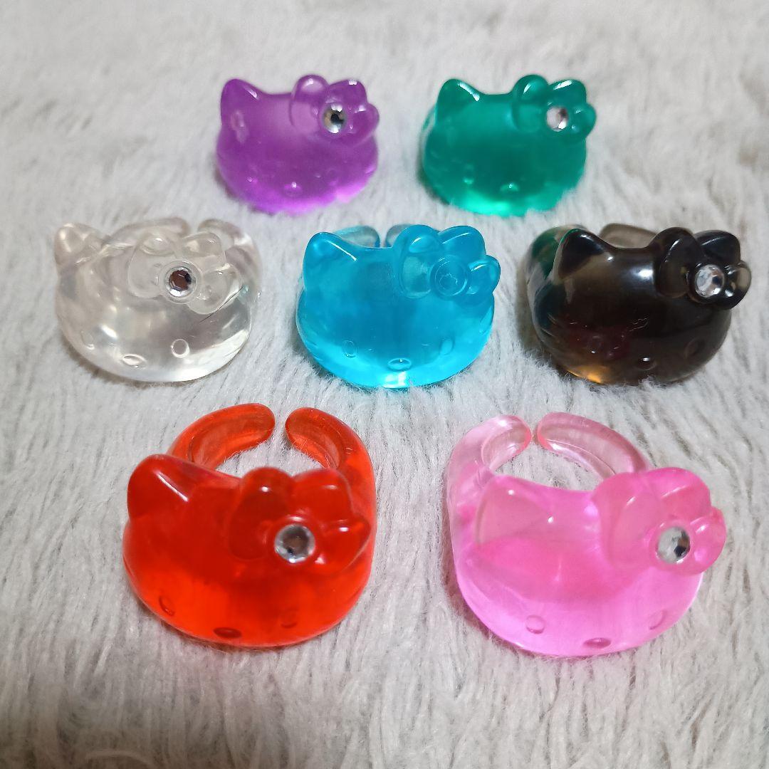ハローキティリングセット 7個セット　指輪 sanrio（サンリオ） ハローキティ 指輪セット : サンリオオンライン