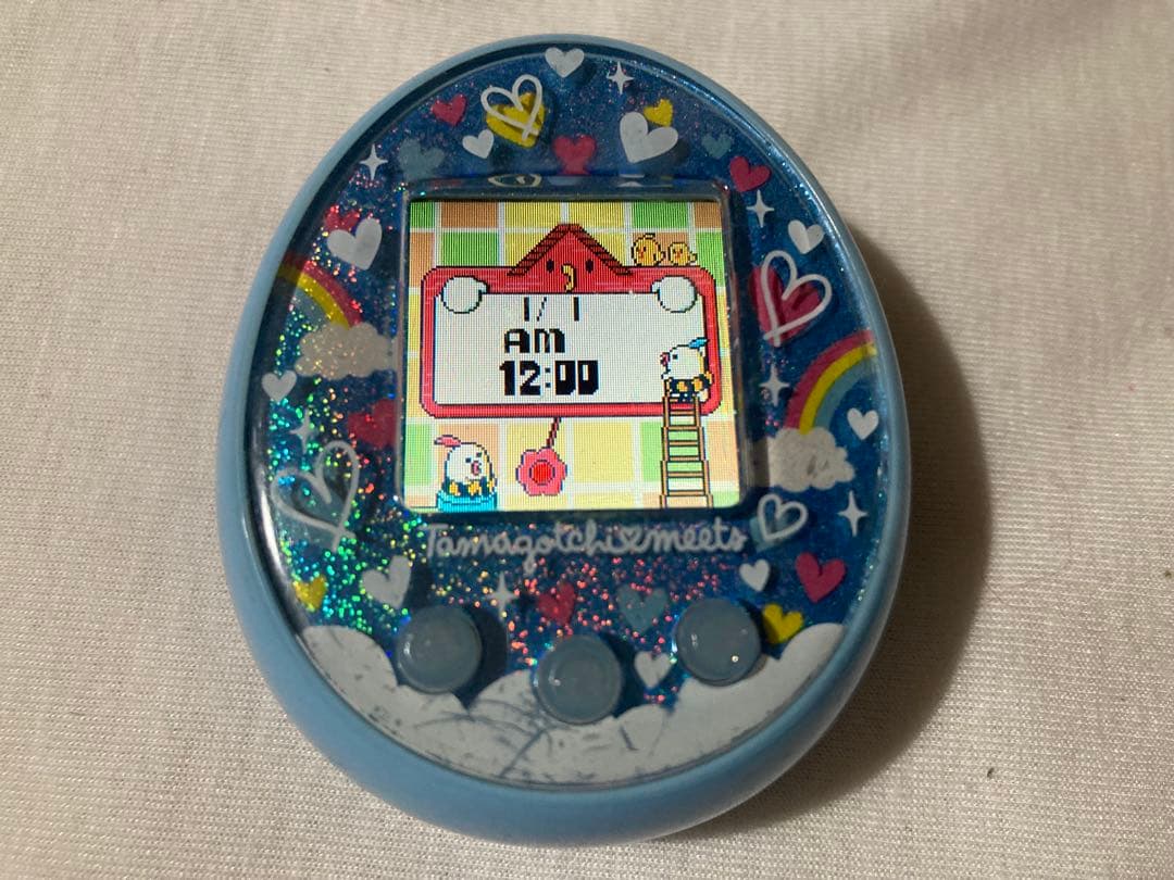 たまごっち　みーつ　メルヘン　ブルー　動作確認済み　‼️正規品‼️ Amazon | たまごっちみーつ メルヘンみーつver. ブルー | ハンドヘルド