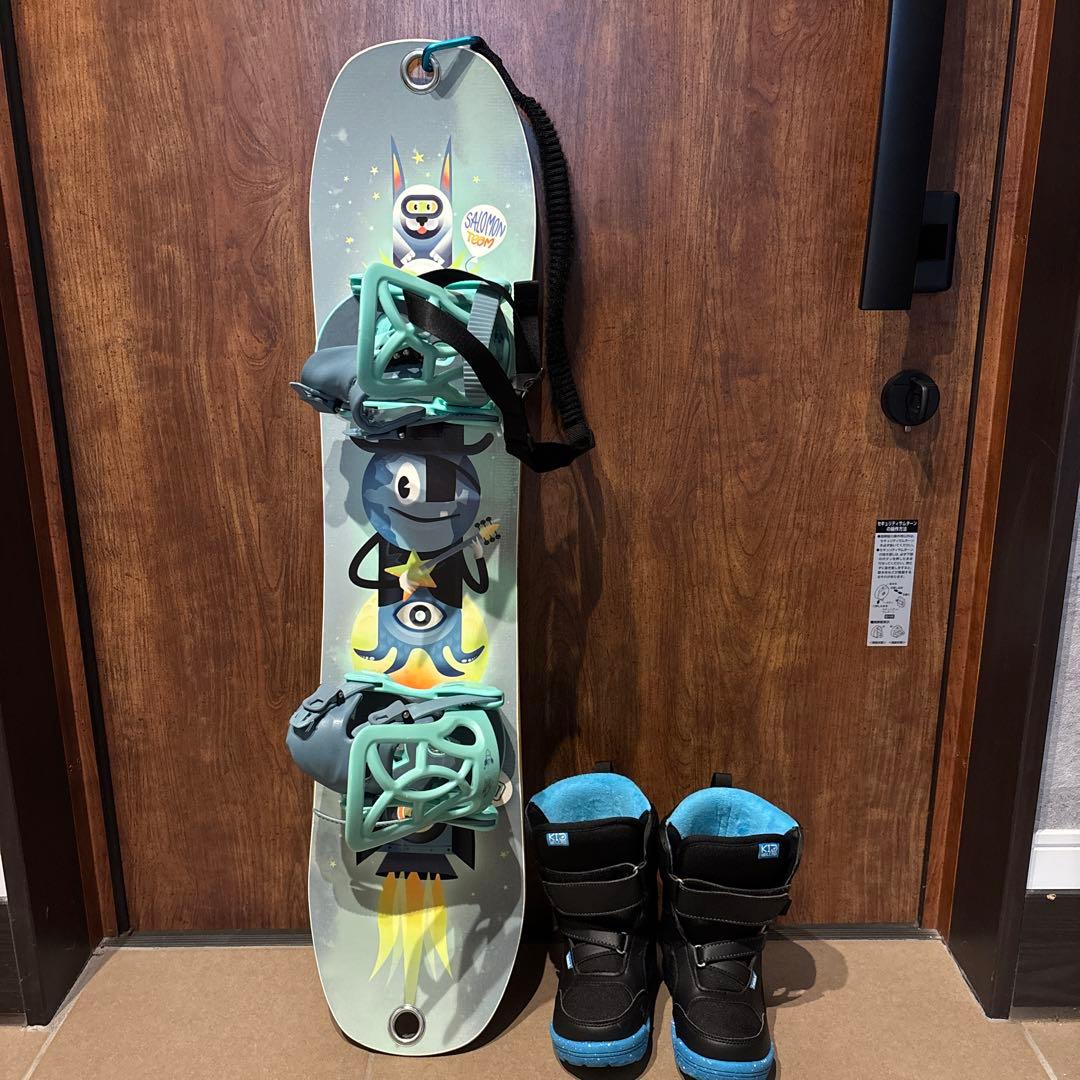SALOMON スノーボード 90㎝・ブーツ17.5-18.5センチセット SALOMON（サロモン） （キッズ）ジュニア スノーボードブーツ ダイヤル