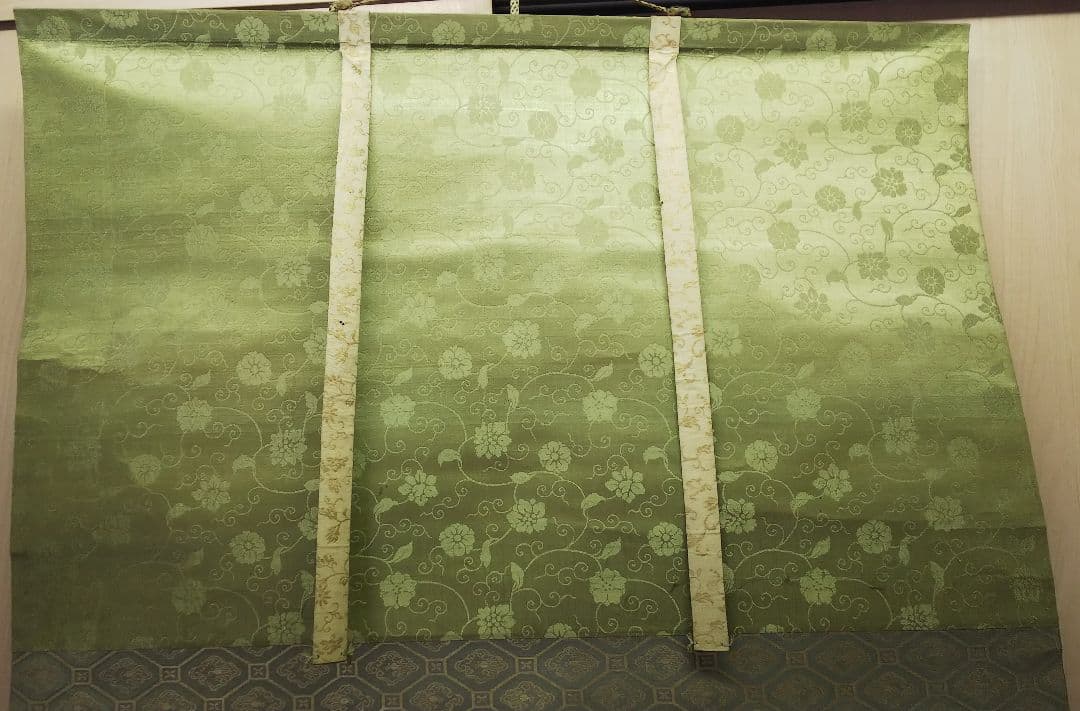 松下海辺双鶴 岩井昇山 掛け軸 共箱付き